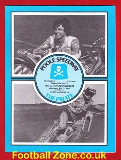 Poole Speedway v Overseas Riders 1980