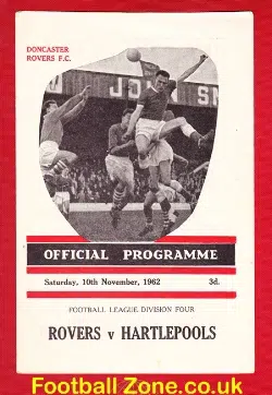 Doncaster Rovers v Hartlepool United 1962
