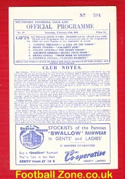 Southport v Mansfield Town 1954