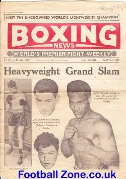 Boxing - Heavyweight Grand Slam Newspaper 1957