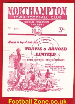 Northampton Town v Mansfield Town 1960