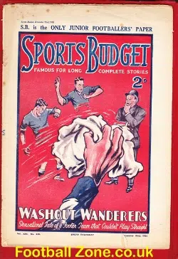 Sports Budget Junior Footballers Paper Comic 1930