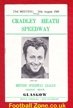 Cradley Heath Speedway v Glasgow 1969 – Chris Bass