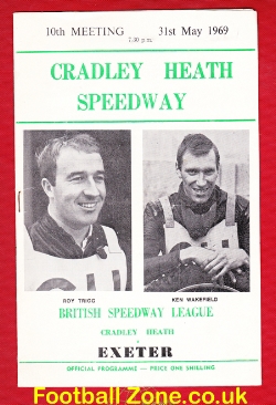 Cradley Heath Speedway v Exeter 1969 – Ken Wakefield