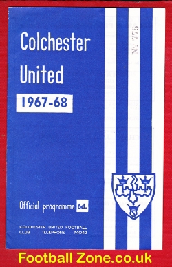 Colchester United v Southport 1967