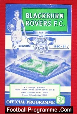 Blackburn Rovers v Nottingham Forest 1960