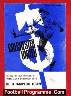 Colchester United v Northampton Town 1972