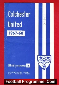 Colchester United v Torquay United 1967