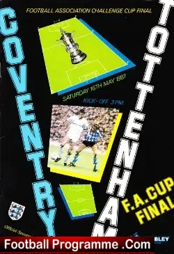 Coventry City v Tottenham 1987 – FA Cup Final