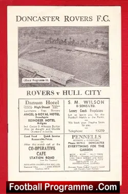 Doncaster Rovers v Hull City 1946 – 1940s