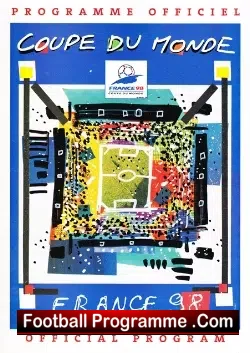 France Official World Cup Programme 1998 - French Edition - football programme