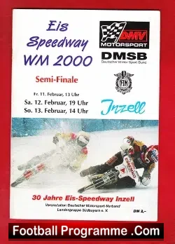 Germany Speedway Programme 2000 – ICE Semi Final Inzell