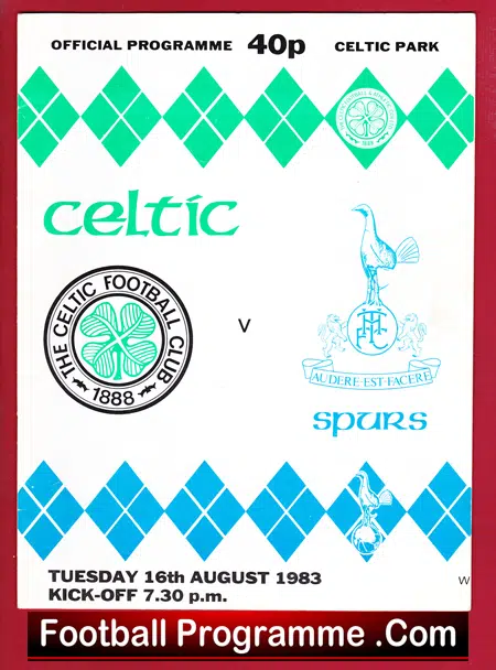 Glasgow Celtic v Tottenham 1983