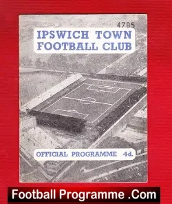 Ipswich Town v Middlesbrough 1959 - football programme