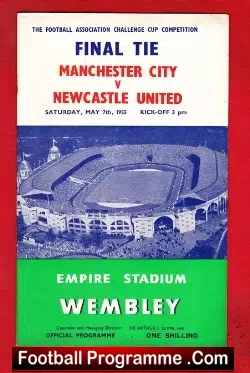 Newcastle United v Manchester City 1955 – FA Cup Final Wembley