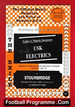 Newport v Stourbridge 1991