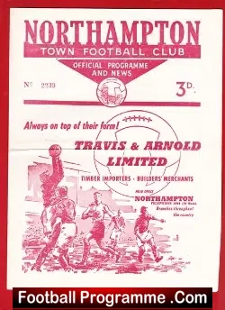 Northampton Town v Mansfield Town 1960