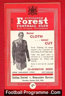 Nottingham Forest v Doncaster Rovers 1956
