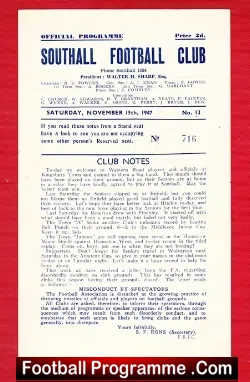 Southall v Kingsbury Town 1947 – Middlesex Intermediate Cup