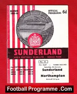 Sunderland v Northampton Town 1964