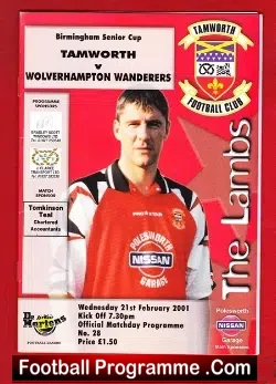 Tamworth v Wolves 2001 – Birmingham Senior Cup
