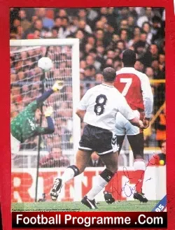 Tottenham Hotspur Paul Gascoigne Autograph Spurs 1990s