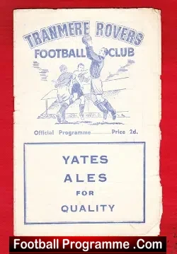 Tranmere Rovers v The Army 1955 – Western Command