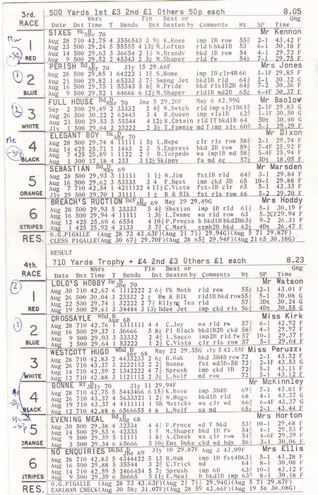 Yarmouth Greyhound Racing Programme 1972