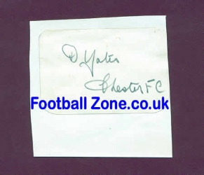 Chester Autographs 1947 – D Yates
