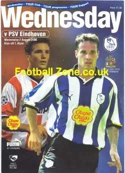 Sheffield Wednesday v PSV Eindhoven 2000 – Netherlands