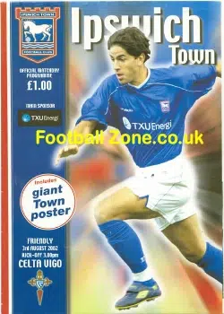 Ipswich Town v Celta Vigo 2002