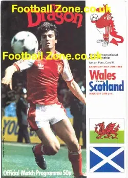Wales v Scotland 1983 - Ninian Park Cardiff
