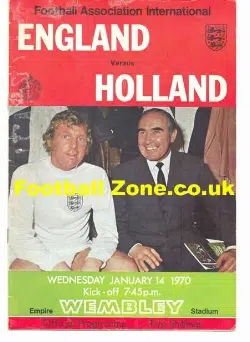 England v Holland 1970 - Cruyff + Hurst