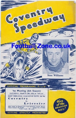 Coventry Speedway v Leicester 1953