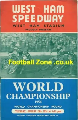 World Speedway Championship 1954 – at West Ham