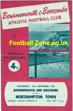 Bournemouth v Northampton Town 1961