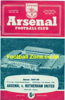 Arsenal v Rotherham United 1960