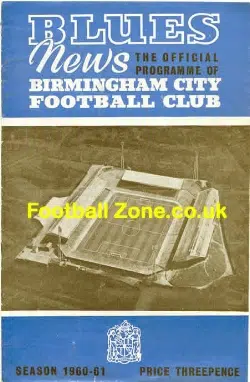 Birmingham City v Leicester City 1960