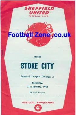 Sheffield United v Stoke City 1961