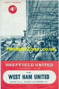 Sheffield United v West Ham United 1961
