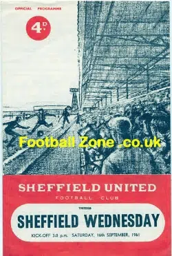 Sheffield United v Sheffield Wednesday 1961