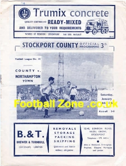 Stockport County v Northampton Town 1961