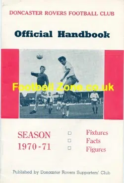 Doncaster Rovers Football Club Official Handbook 1970 - 1971
