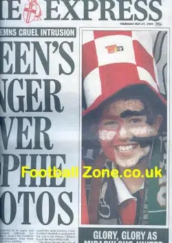 Manchester United Treble Victory Papers – The Express