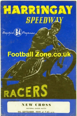 Harringay Speedway v New Cross 1949