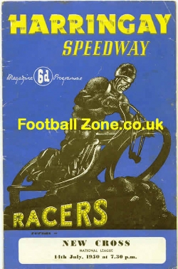Harringay Speedway v New Cross 1950