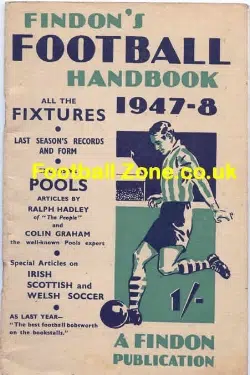 Findons Football Handbook 1947 - 1948