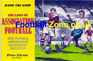 Laws Of Association Football Book - 1948