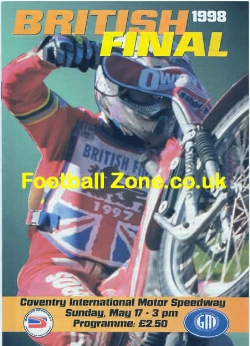 British Speedway Final 1998 BSPA