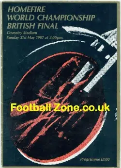 World Speedway Championship British Final 1987